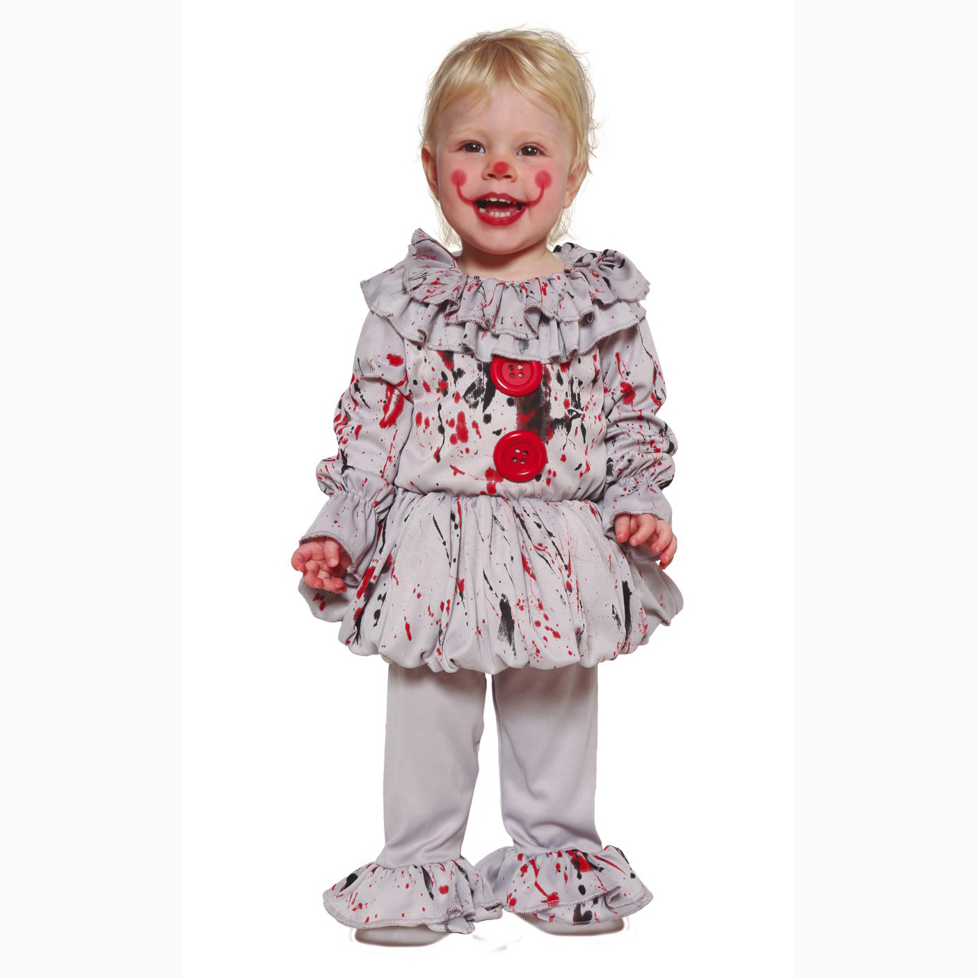 8434077760321_1-2 Costume pagliaccio matto - immagine 1