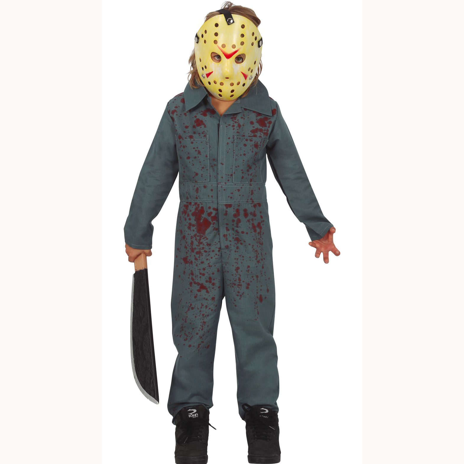 Costume Psycho bambino tuta e maschera - immagine 1