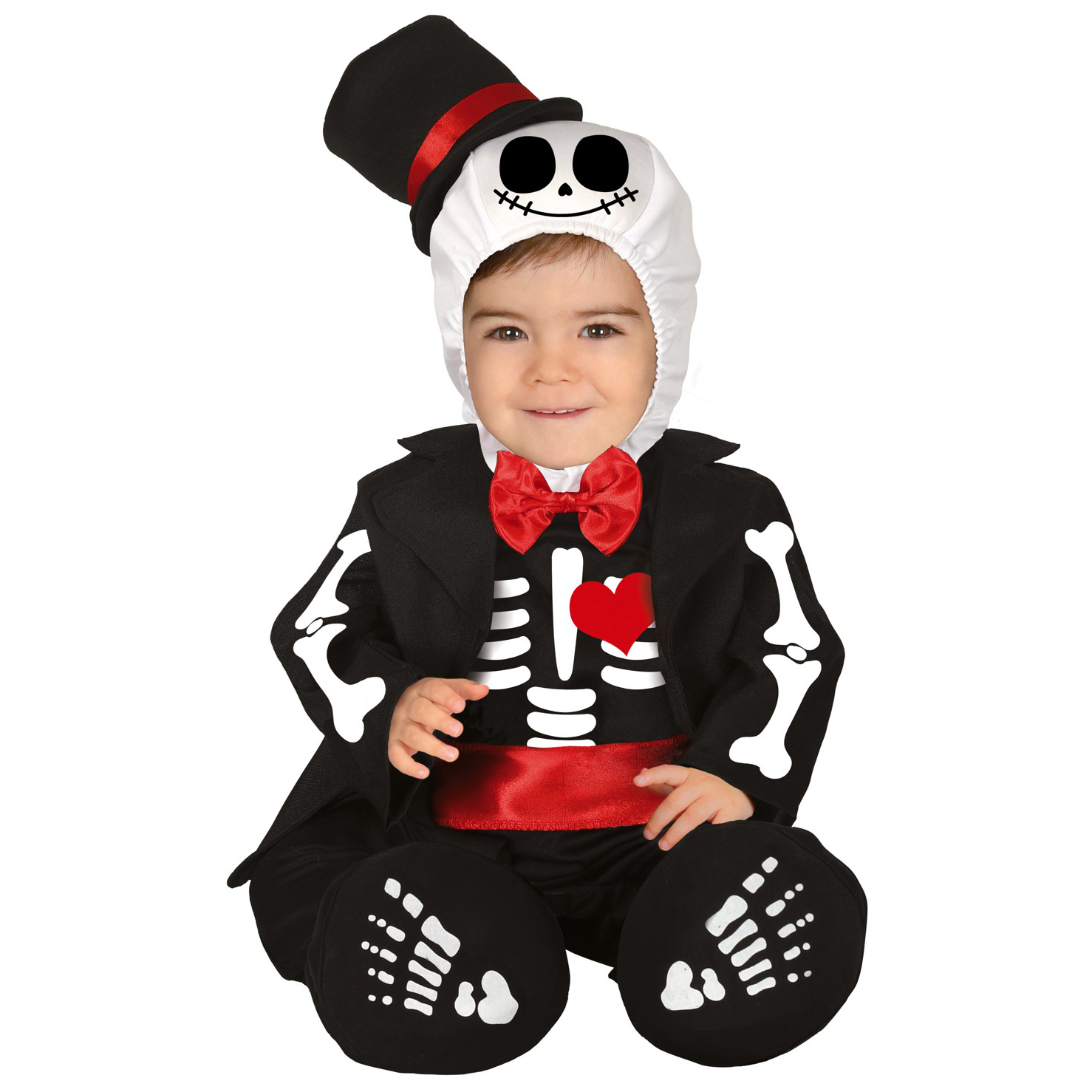 8434077830031_1-2 Costume scheletro tuta con giacca - immagine 1