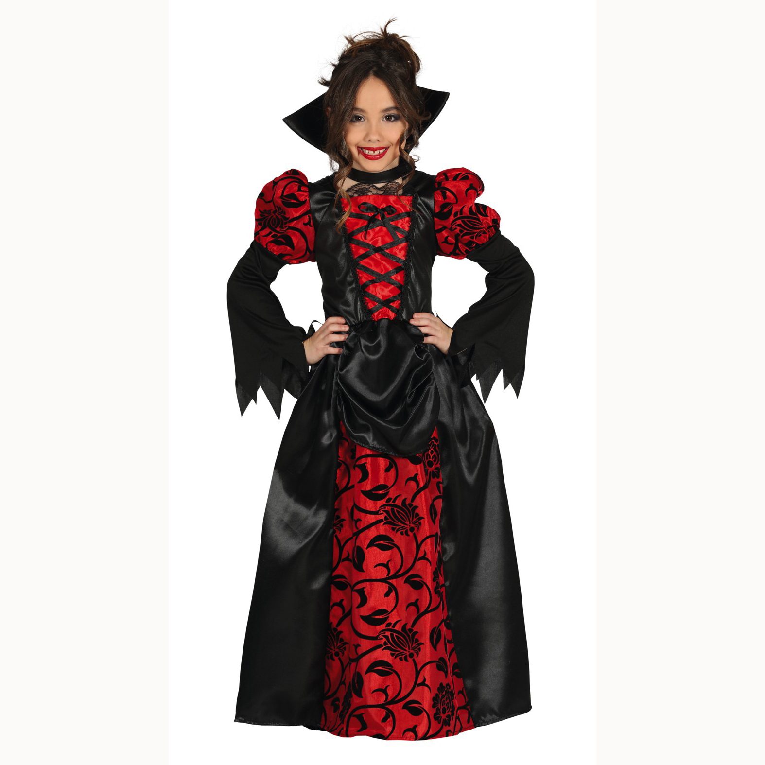 8434077873946_1-e1666712410452 Costume vampira con collare - immagine 1