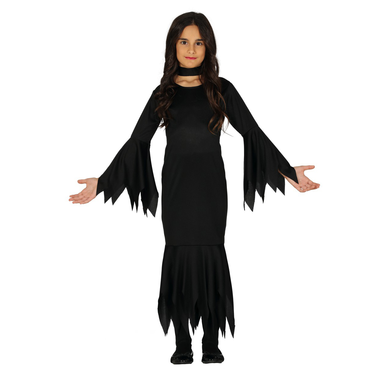 8434077877371P_1 Costume Morticia Addams - immagine 1