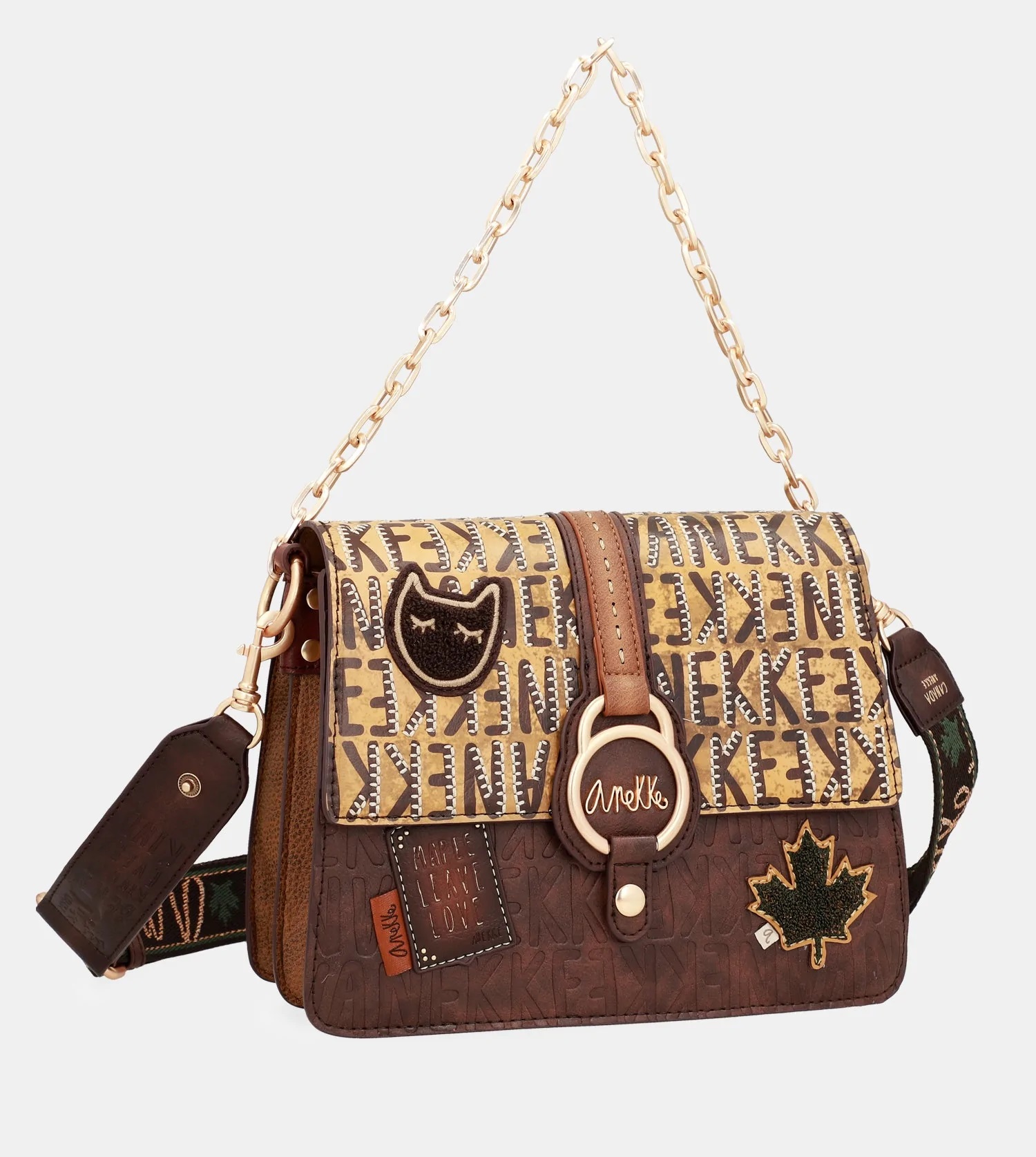 8434172042407_1 Borsa a tracolla con patta Urban The Forest Anekke Canada - immagine 1