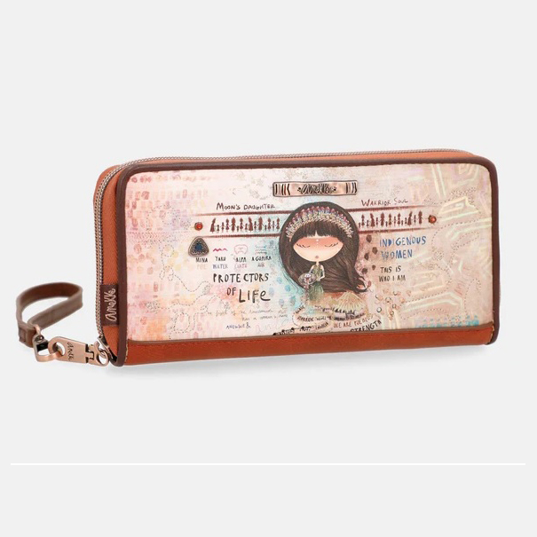 8434172062313_1 Portafoglio Anekke Menire grande in rilievo RFID - immagine 1