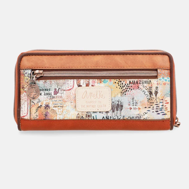 Portafoglio Anekke Menire grande in rilievo RFID - immagine 2