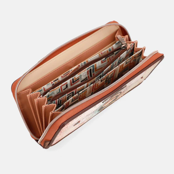 Portafoglio Anekke Menire grande in rilievo RFID - immagine 5