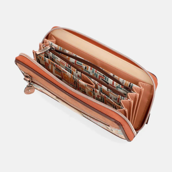 Portafoglio Anekke Menire grande in rilievo RFID - immagine 6