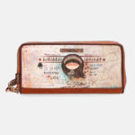 Portafoglio Anekke Menire grande in rilievo RFID - immagine 8