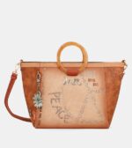 Borsa a Tracolla con Manici Rotondi Anekke Peace & Love - immagine 2