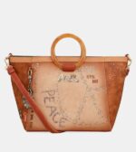 Borsa a Tracolla con Manici Rotondi Anekke Peace & Love - immagine 3