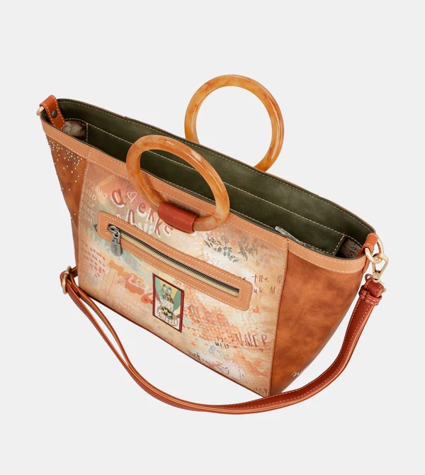 Borsa a Tracolla con Manici Rotondi Anekke Peace & Love - immagine 6