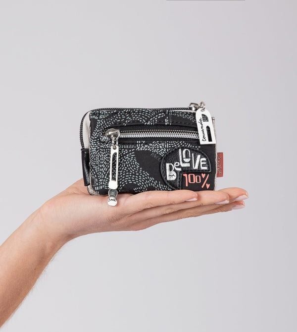 Portamonete a Tre Scomparti Nature Sixties Anekke - immagine 2