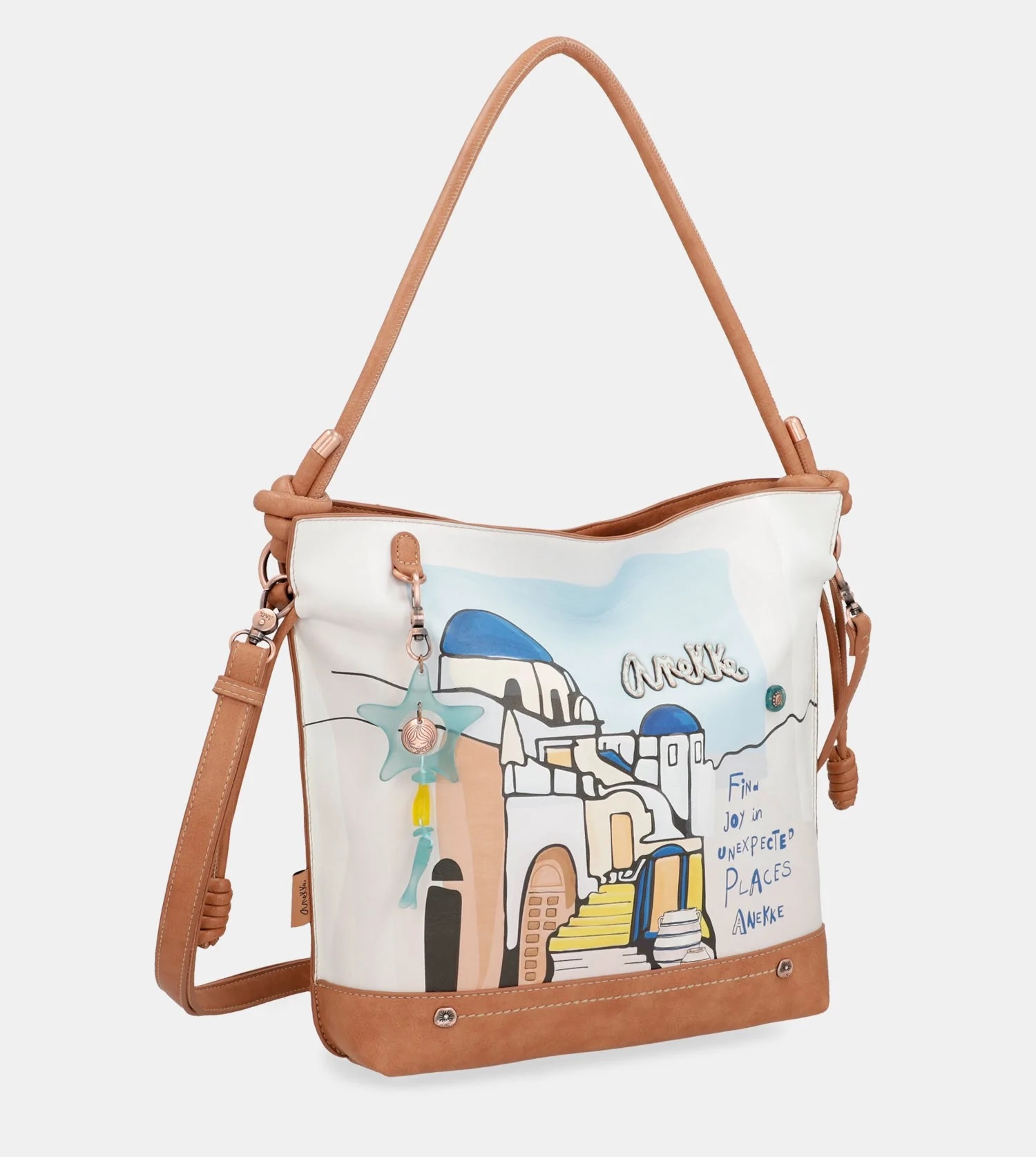 8434172185807_1 Borsa a spalla con tracolla Sunrise Mediterranean Anekke - immagine 1