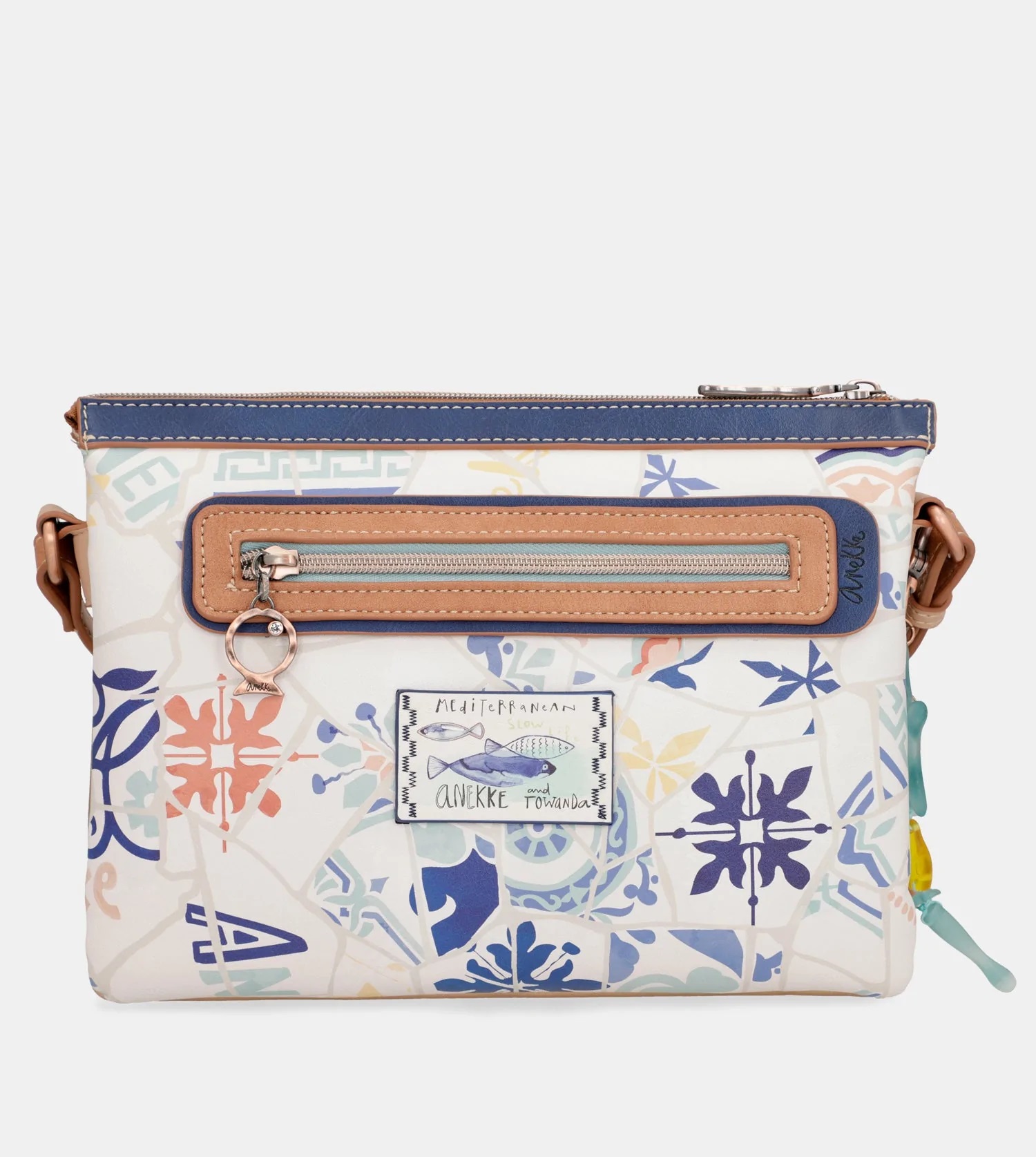 Borsa a tracolla Sunrise a triplo scomparto Anekke Mediterranean - immagine 7