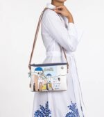 Borsa a tracolla Sunrise a triplo scomparto Anekke Mediterranean - immagine 2