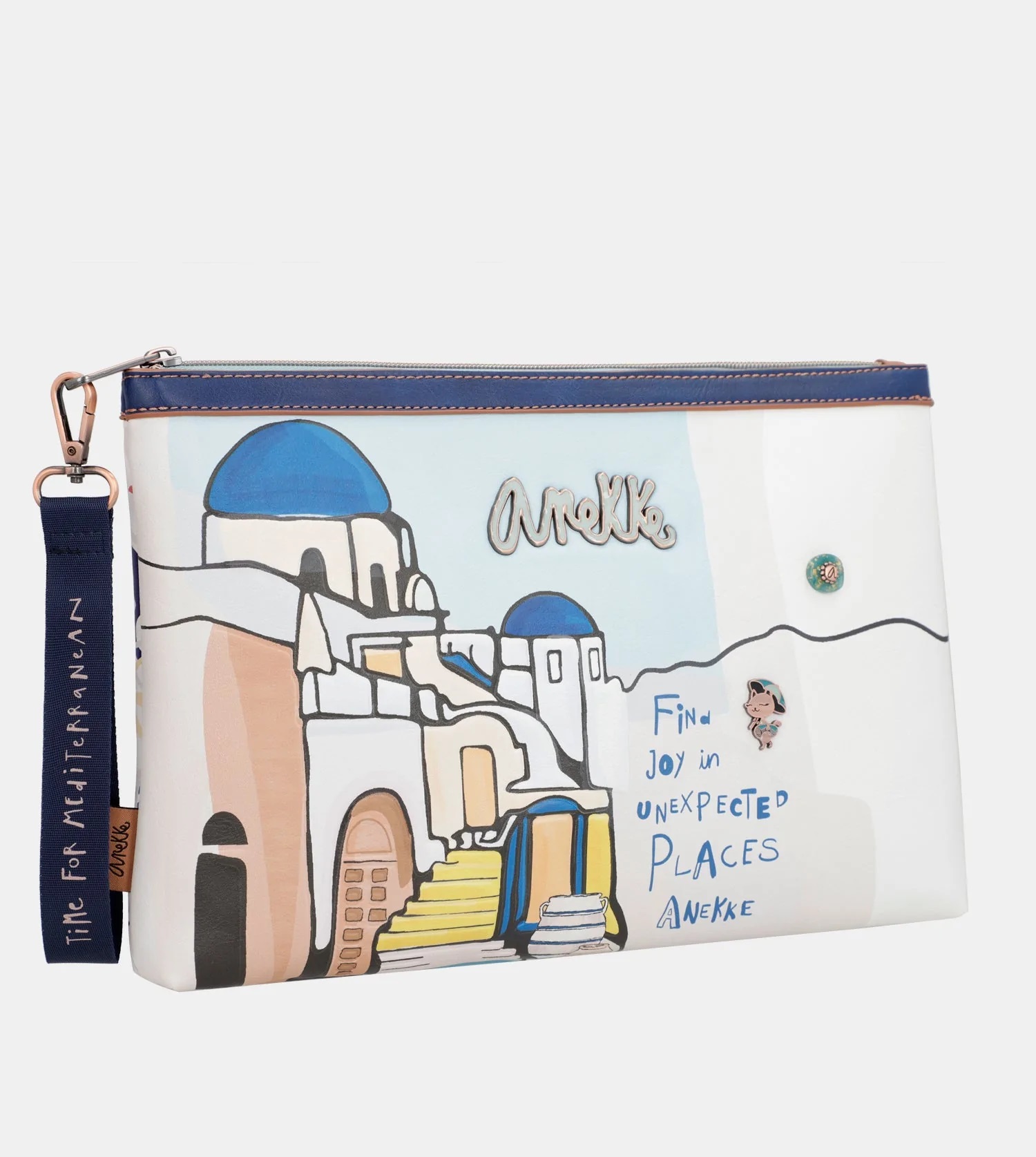 8434172187306_1 Borsa a mano-pochette Mediterranean Anekke - immagine 1