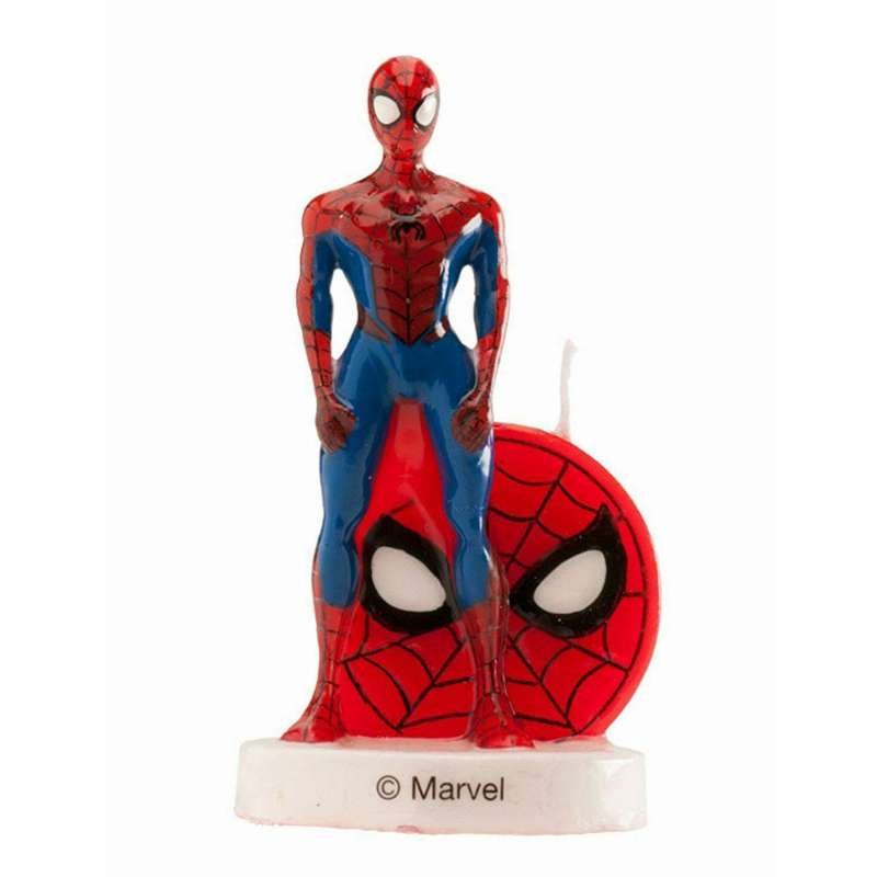 Candelina sagomata Spiderman 3 D - immagine 1
