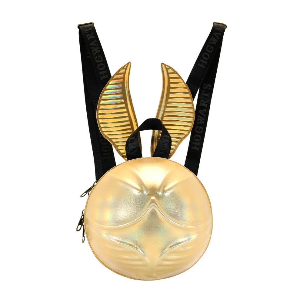 8445118028553_1 Zaino mezza sfera dorato Harry Potter - immagine 1