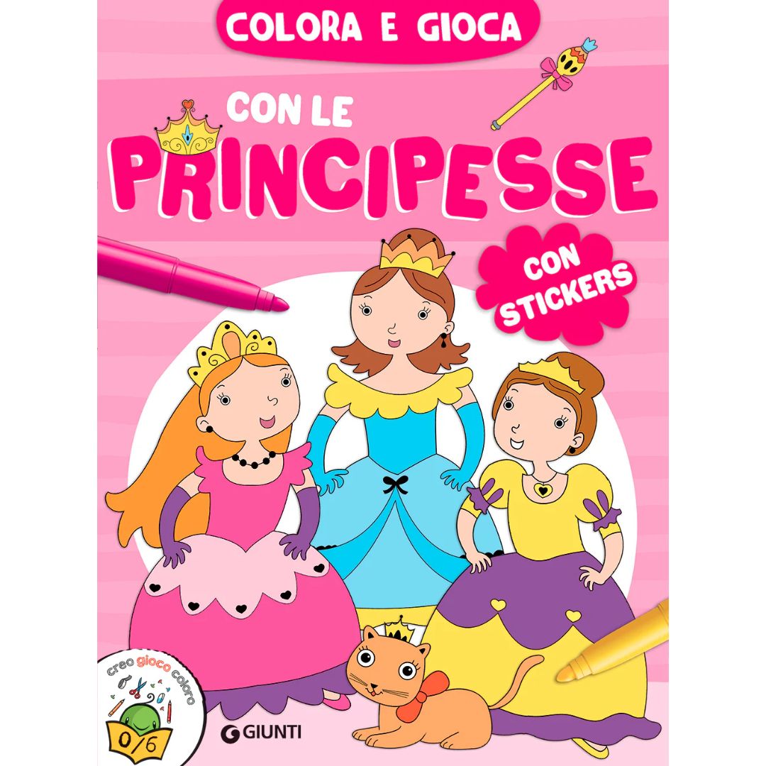 xr:d:DAGBowUWnRQ:279,j:3837491106711835365,t:24040812 Libro Colora E Gioca Con Le Principesse - immagine 1