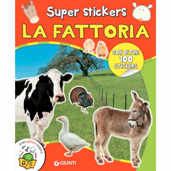 Libro Super Stickers La Fattoria - immagine 1