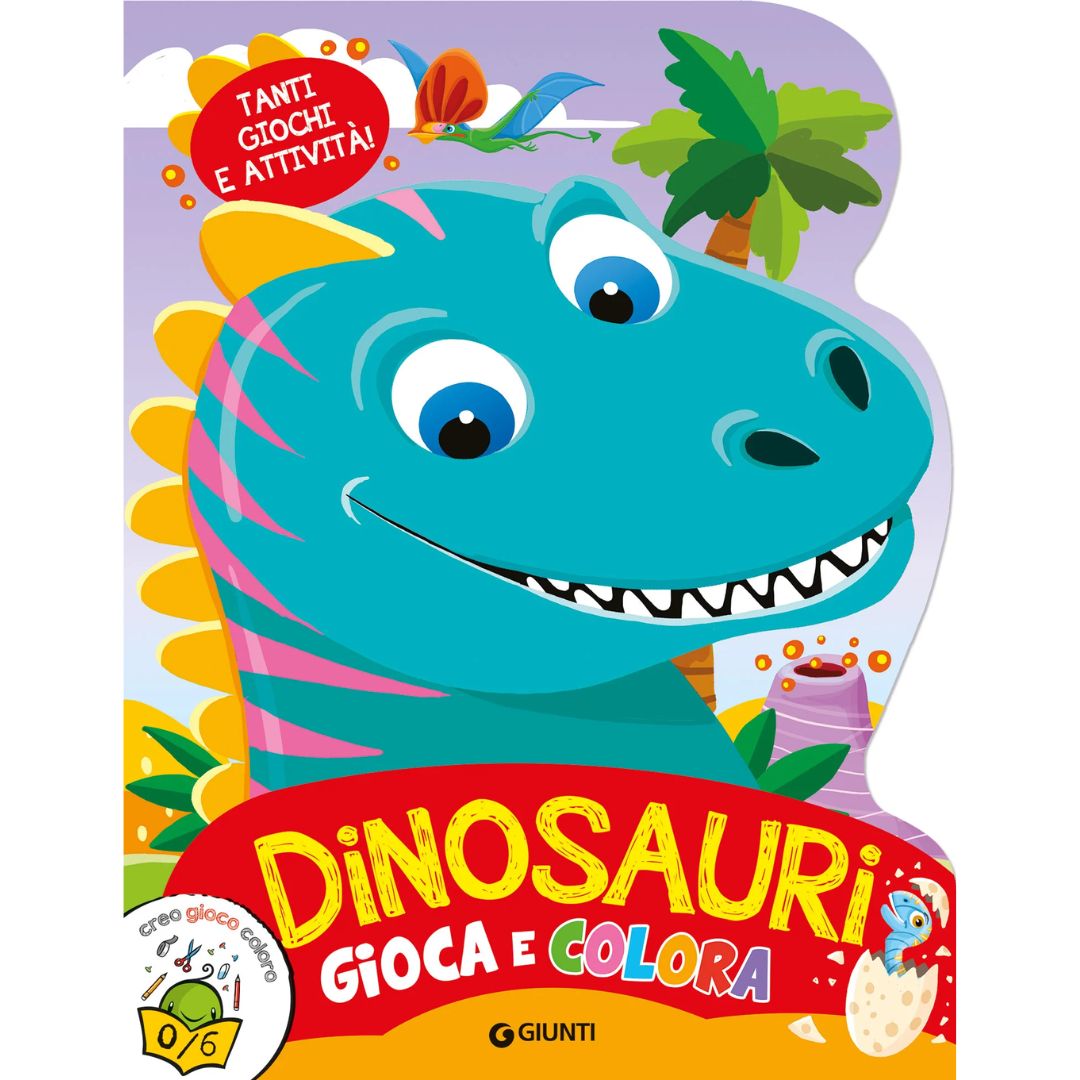 xr:d:DAGBowUWnRQ:143,j:7182539664997729967,t:24040721 Libro Dinosauri Gioca E Colora - immagine 1