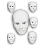 Maschera Plastica Bianca