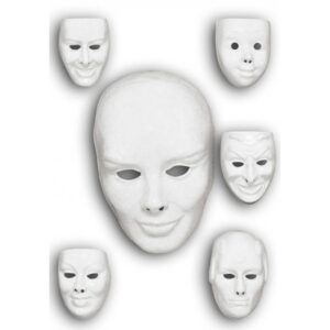 Maschera Plastica Bianca
