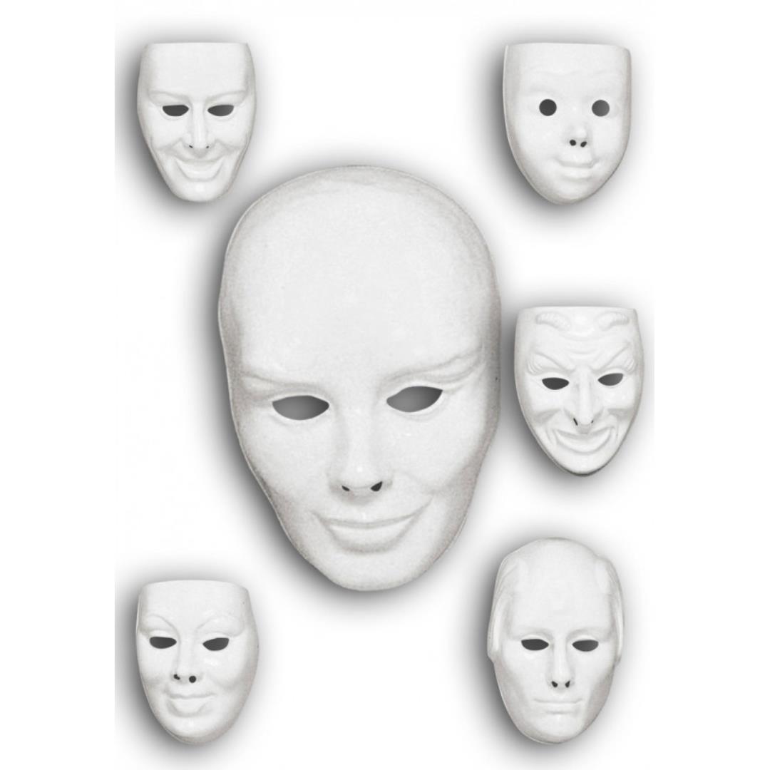 Maschera Plastica Bianca