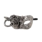 Maschera Steampunk Argento - immagine 2