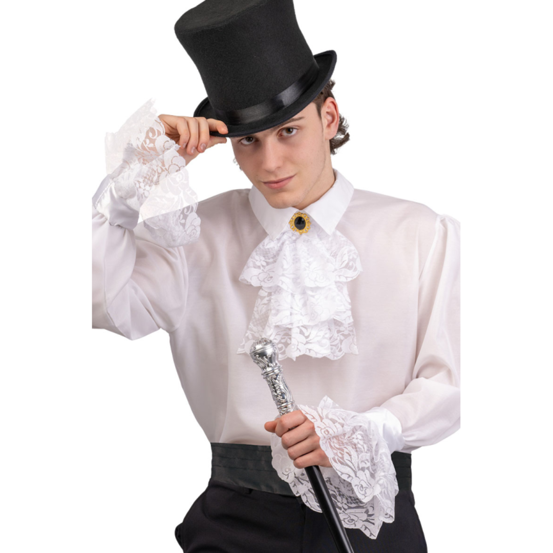 Set Gorgiera E Polsini Bianchi - immagine 3