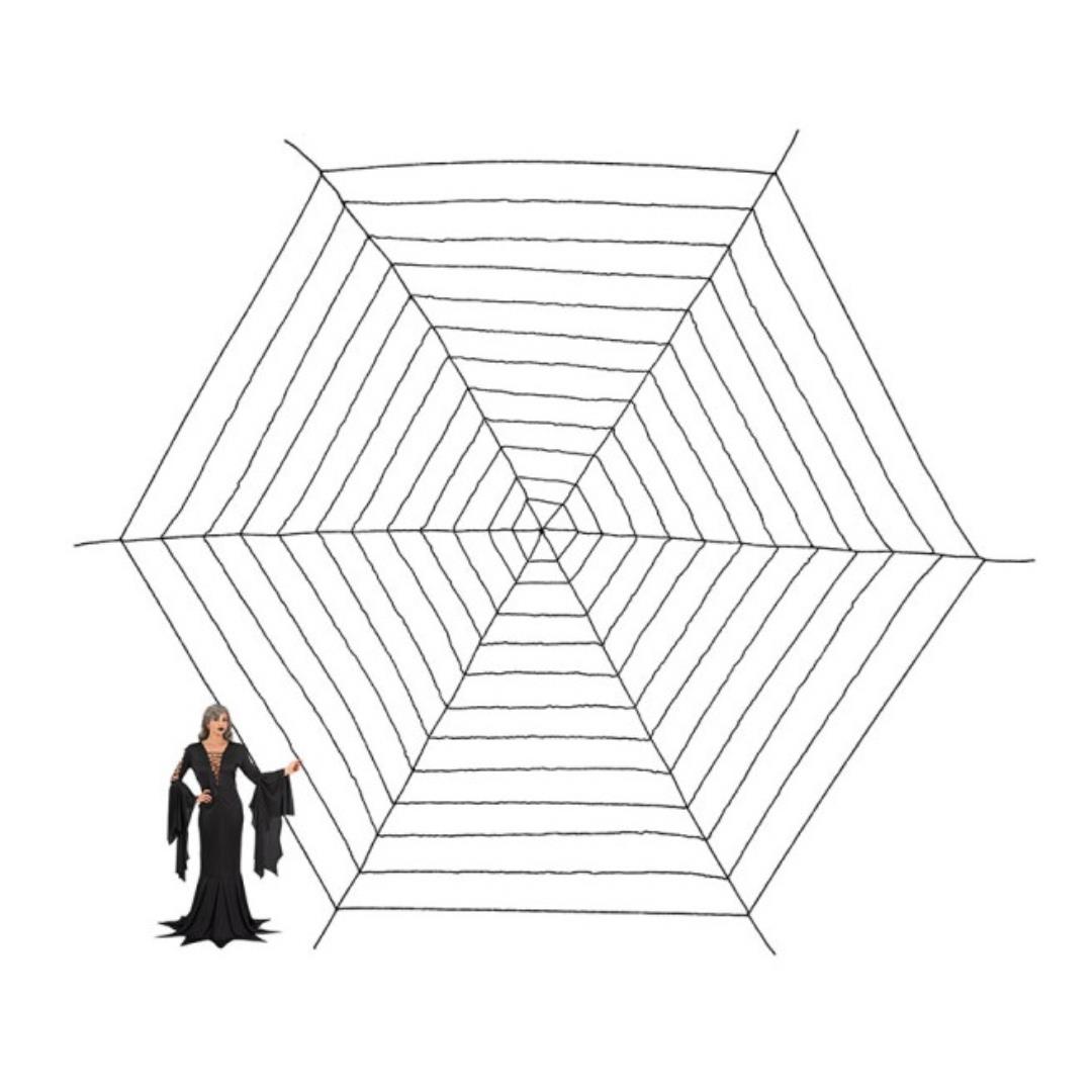 Ragnatela Gigante Nera 500 cm