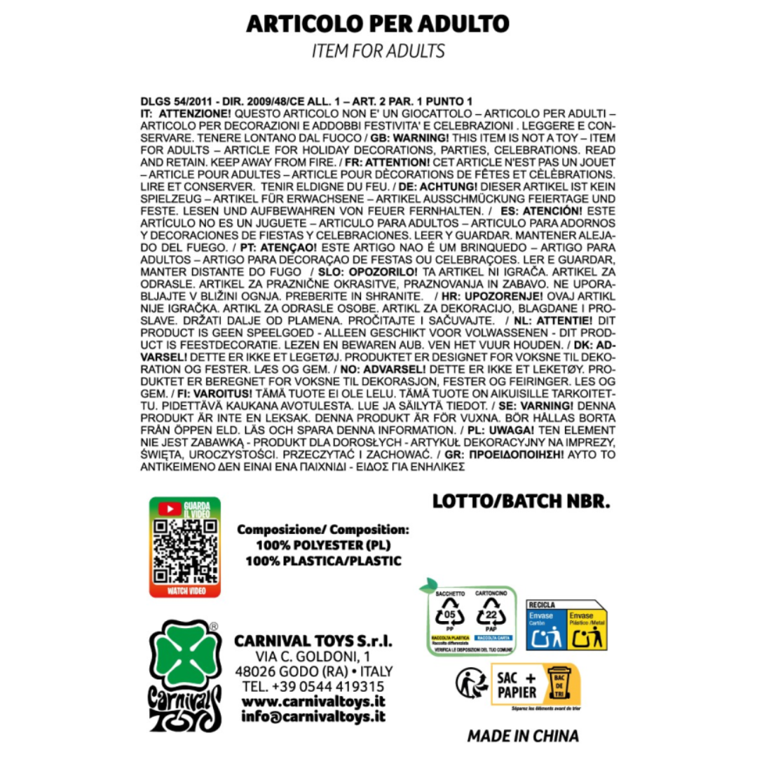 Ragnatela Gigante Nera 500 cm - immagine 2