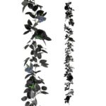 Decorazione Rose Nere