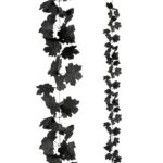 Decorazione Foglie Nere