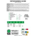 Costume Harley Quinn Tg. 1-2 Anni - immagine 2