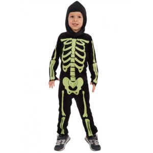 Costume Tuta Scheletro Tg. 4-5 Anni