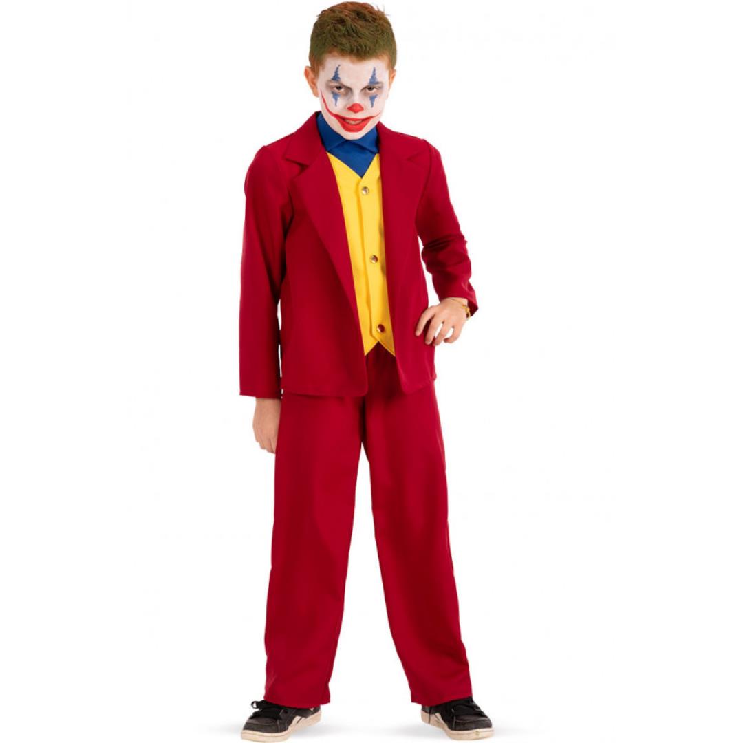 Costume Jocker Rosso Tg. 12-13 Anni