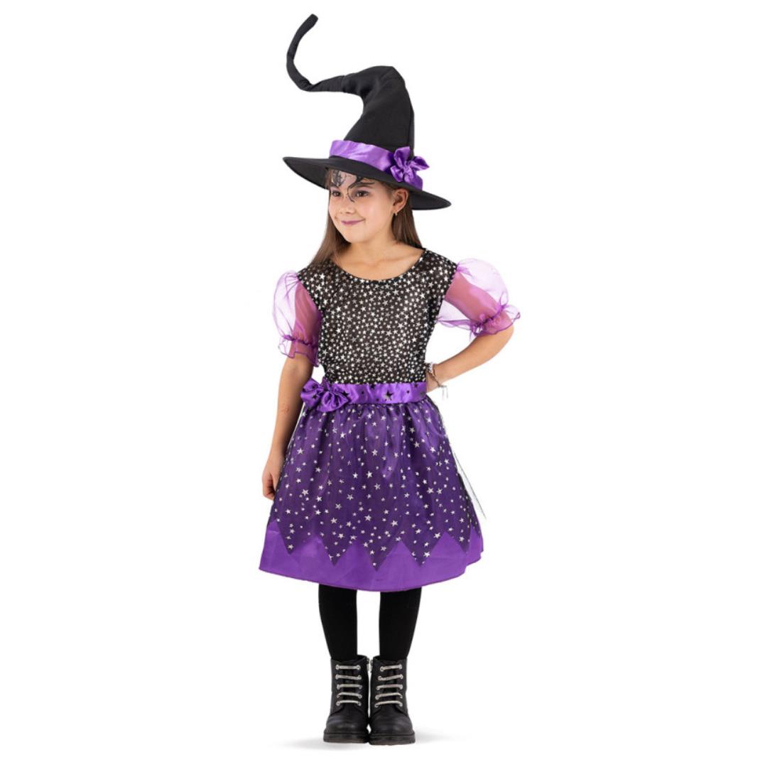 Costume Strega Viola Tg. 4-5 Anni