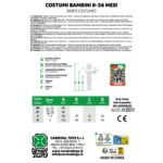 Costume Scheletrina Fucsia Tg. 3 Anni - immagine 5