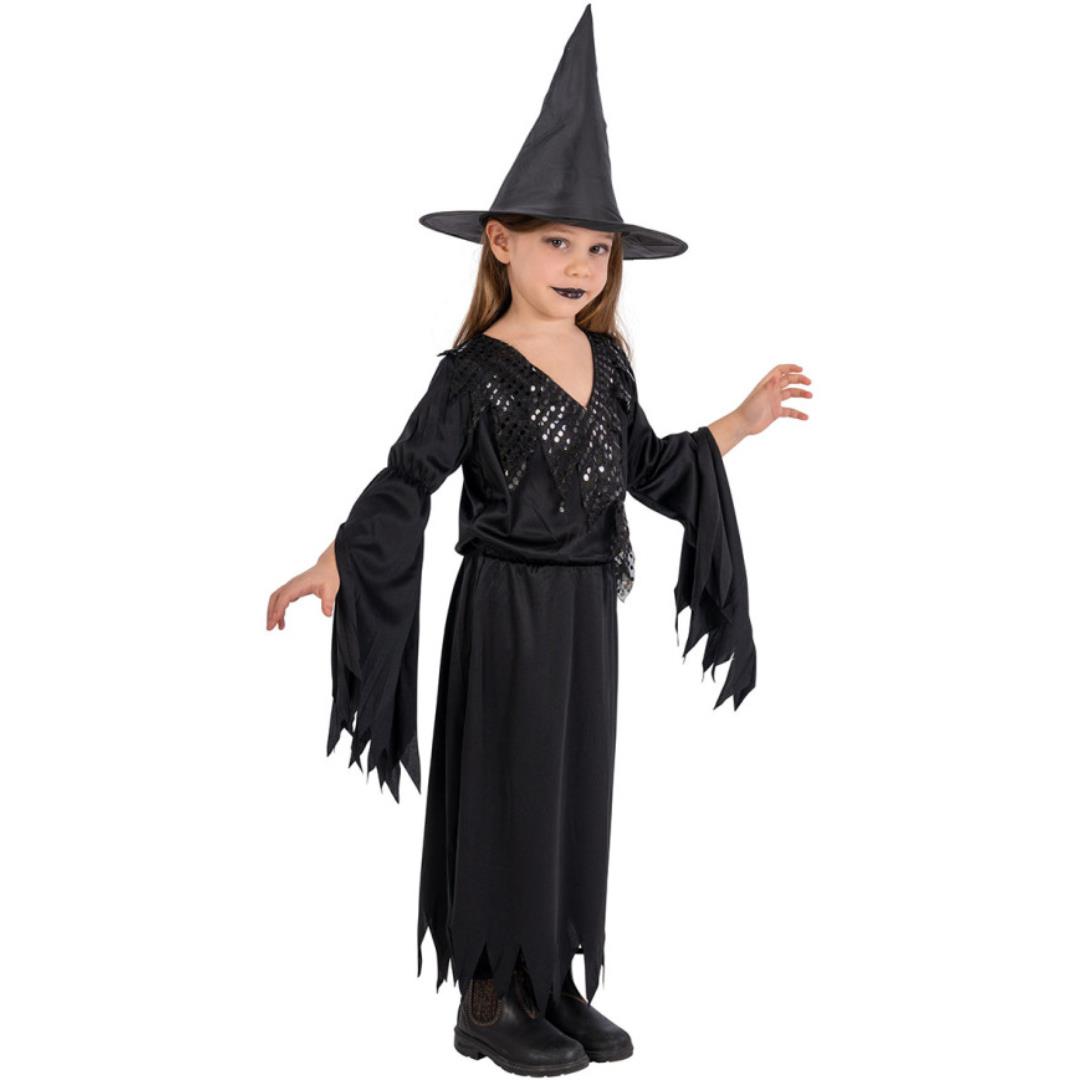 CREATOR: gd-jpeg v1.0 (using IJG JPEG v80), quality = 90 Costume Streghetta Nera Tg. 6-7 Anni - immagine 4