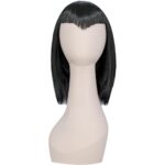 Parrucca Corta Liscia Nera - immagine 3