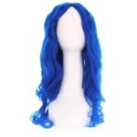 Parrucca Lunga Mossa Blu Emily - immagine 3