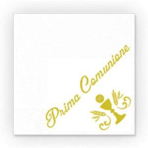 Tovaglioli 25X25 Comunione Pz 20