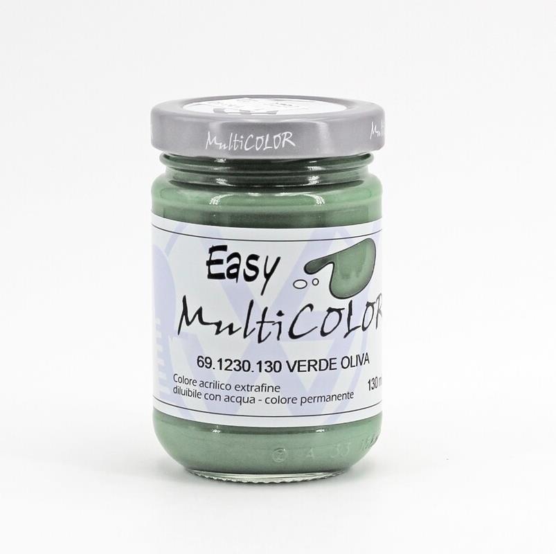 -verbose Colore Acrilico Easy Multicolor 130 ml - Verde Oliva - immagine 1