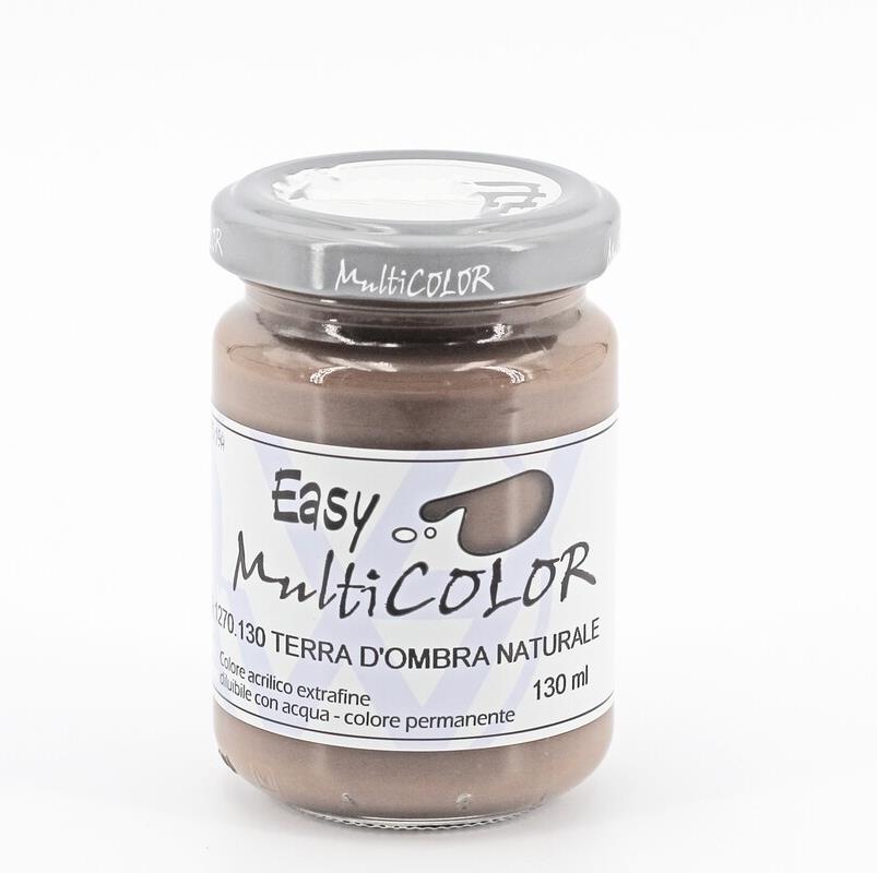 -verbose Colore Acrilico Easy Multicolor 130 ml - Terra D'Ombra Naturale - immagine 1