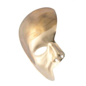 Maschera Mezzo Viso Oro