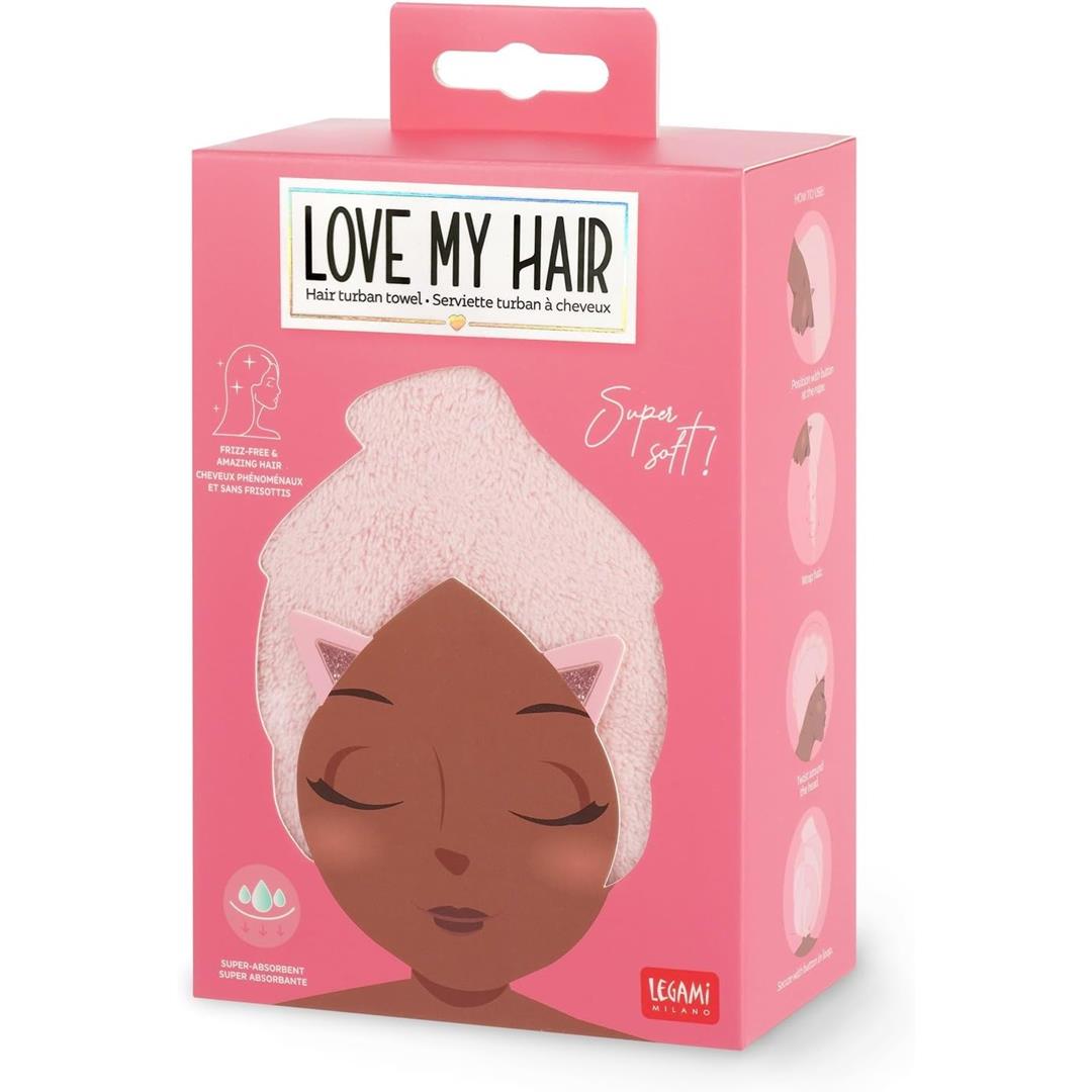 Asciugamano Capelli Legami Kitty Asciugamano Capelli Legami Kitty