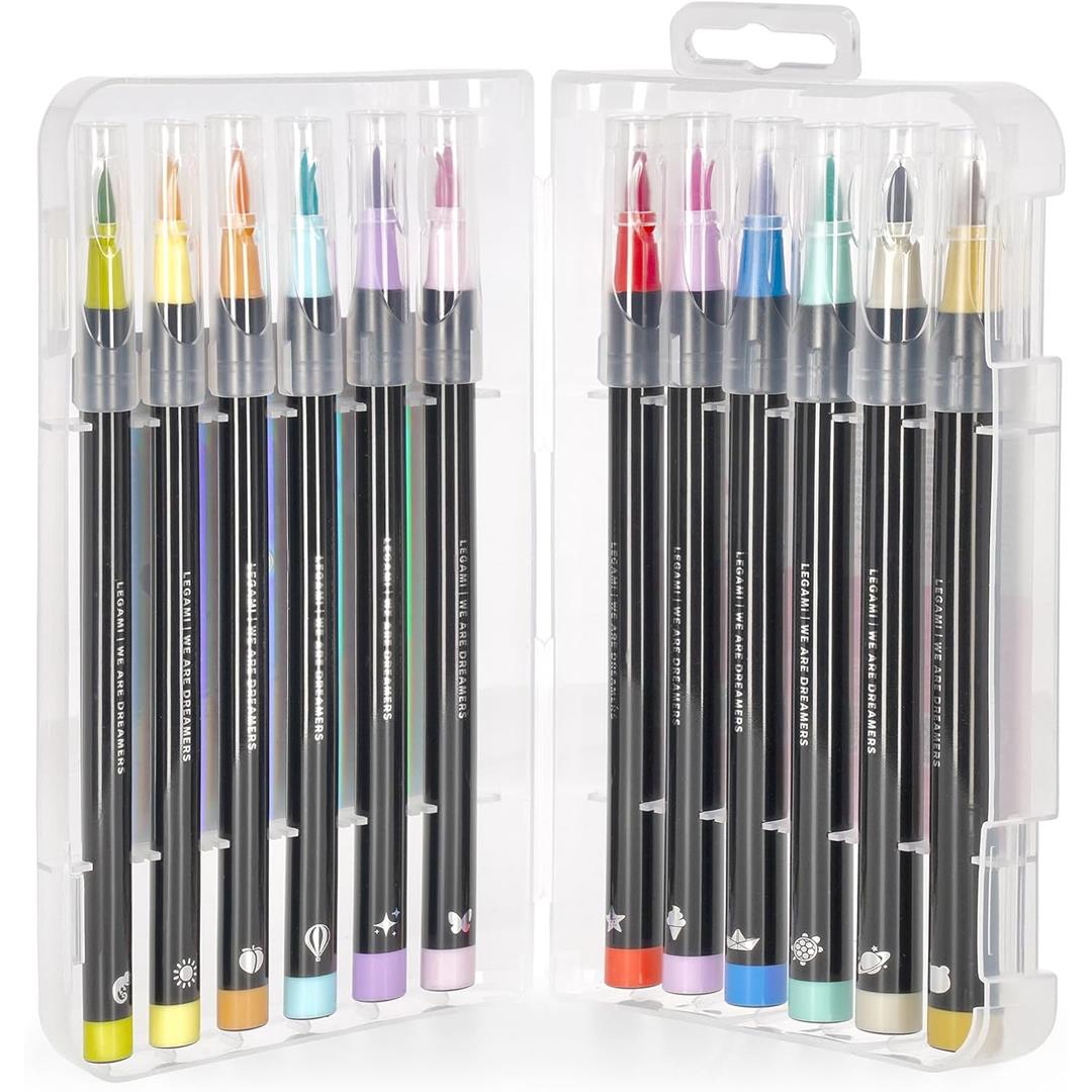 Pennarelli Brush Legami Pastel Pz 12 - immagine 2