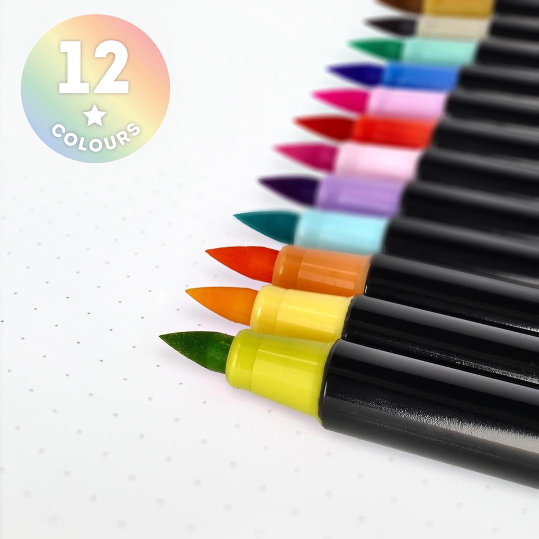 Pennarelli Brush Legami Pastel Pz 12 - immagine 3