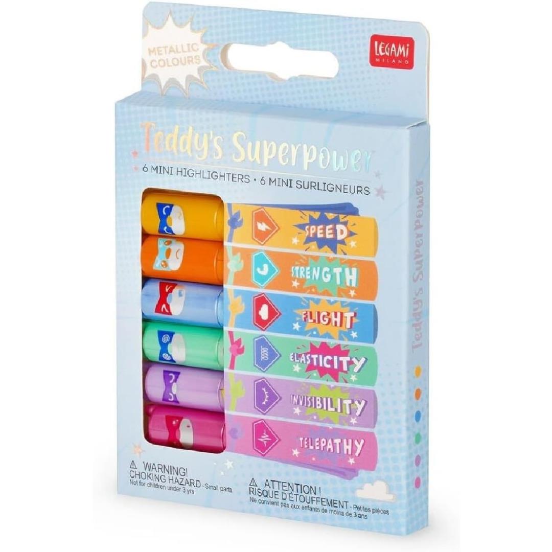 Set Evidenziatori Legami Teddy Pow Pz 6